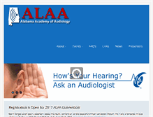 Tablet Screenshot of alaudiology.org